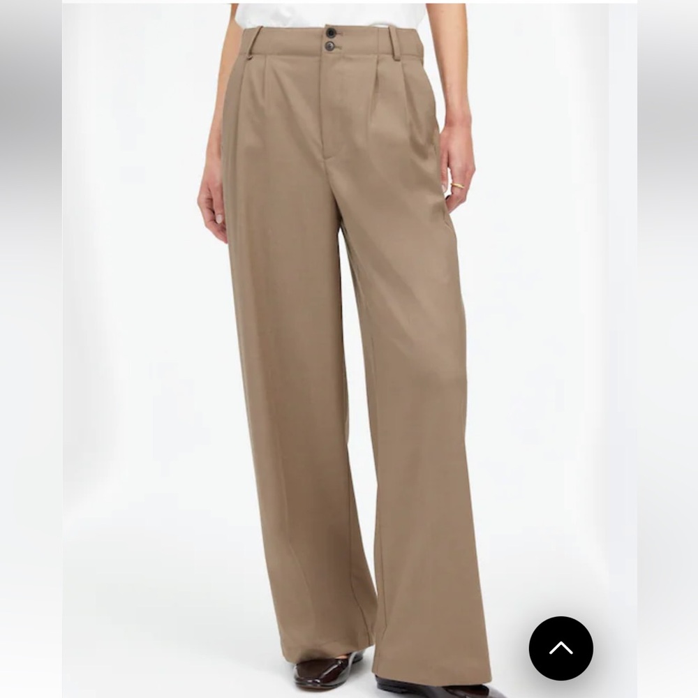 Madewell Harlow Tan Wide Leg Pants